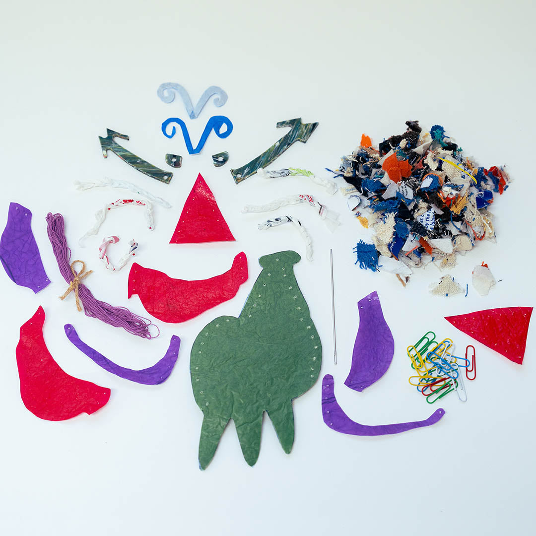 Up-cycled Craft Kit: “Puppets of the Nile" عرايس النيل