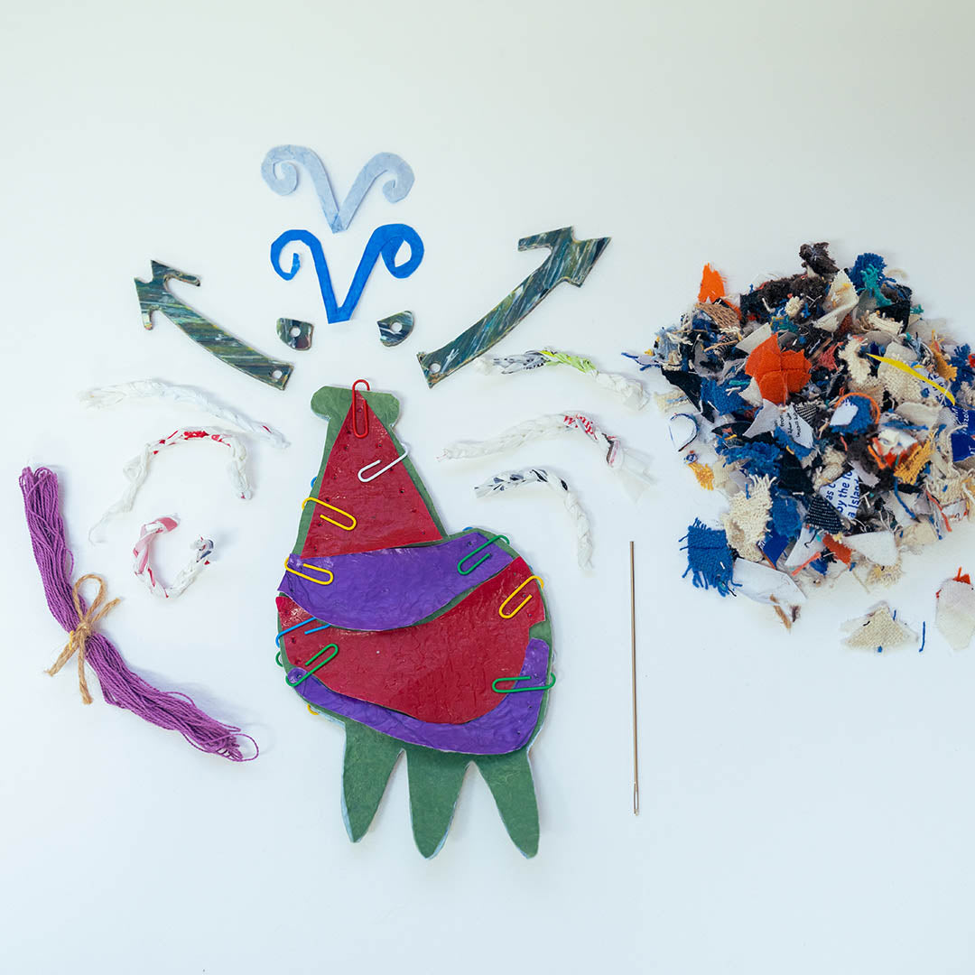 Up-cycled Craft Kit: “Puppets of the Nile" عرايس النيل