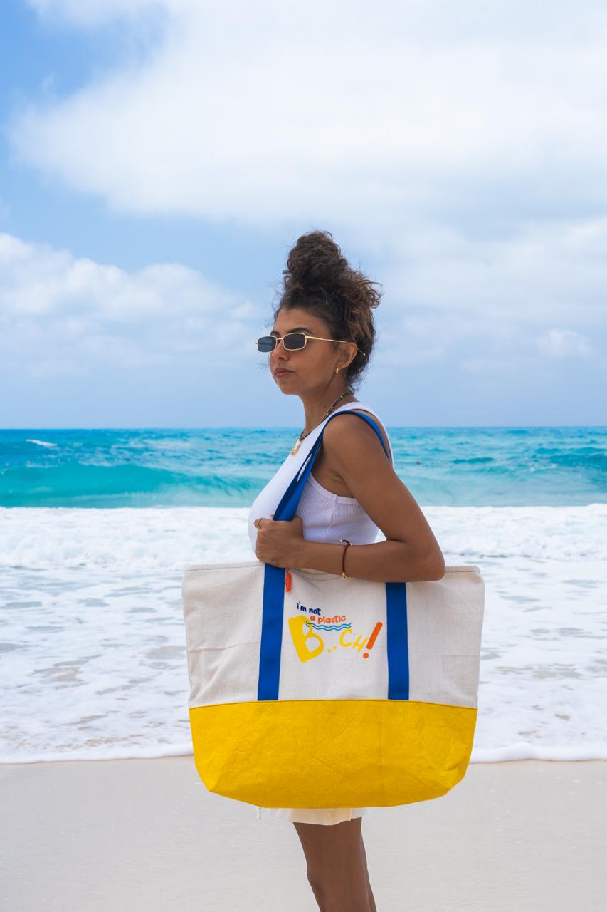 I'm not a plastic b..ch! Big bag