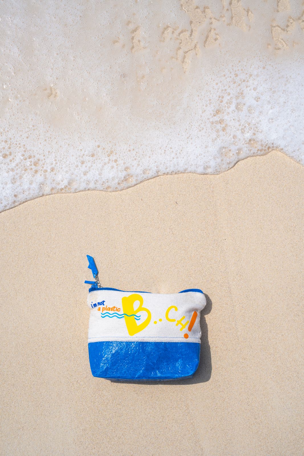 I'm not a plastic b..ch! Beach pouch