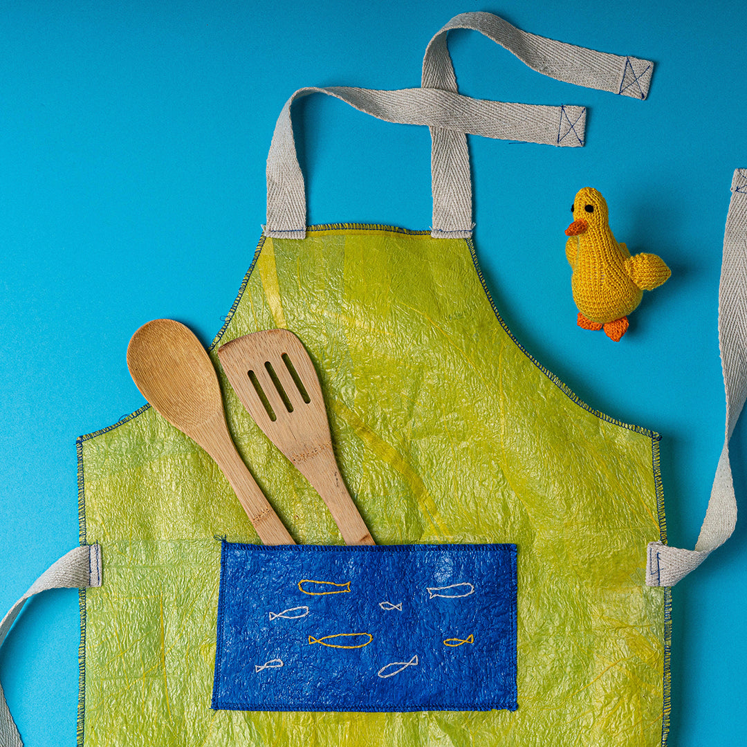 Fish & Waves Kids Apron