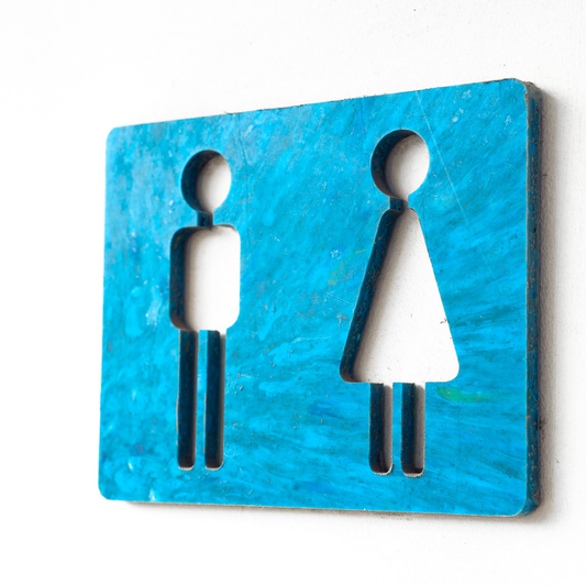Sign with Cut Design