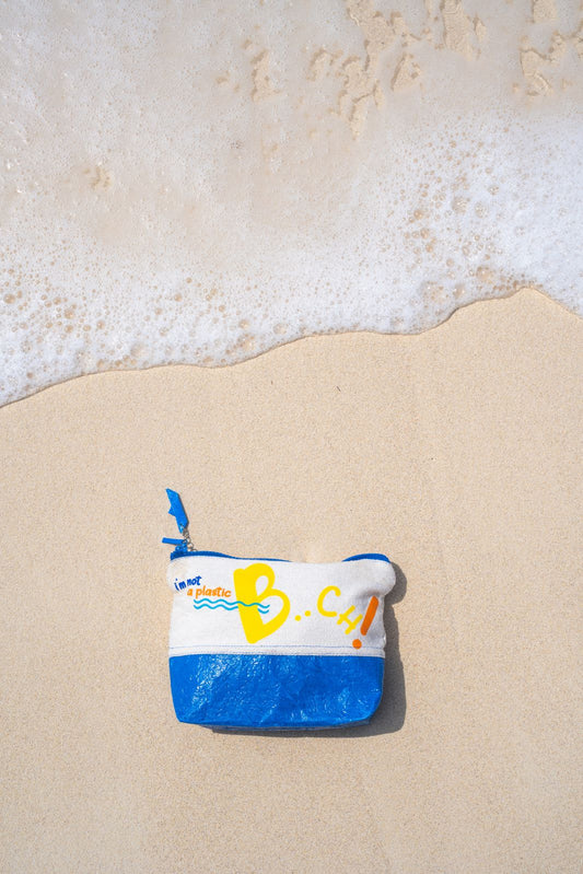 I'm not a plastic b..ch! Beach pouch